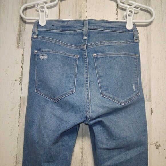 Gap Women's Blue Favorite Jeggings Light Wash Regular Fit Size 0/25 - Picture 9 of 11